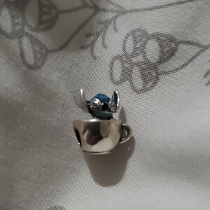Silver and Blue Stitch Disney Pandora Charm
